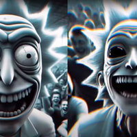 AI Rick Laughing AI Rick Laughing meme from Rick and Morty