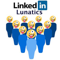 The r/LinkedInLunatics subreddit graphic.