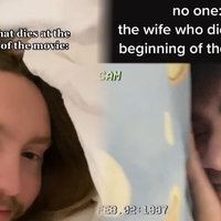 Wife Who Dies at the Beginning of the Movie meme examples.