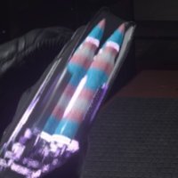 call of duty trans bullets depicting an image from the game of bullets in a magazine adorned with the trans pride flag.