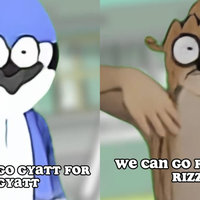 We Can Go Gyatt for Gyatt, Fuck that We Can Go Rizz for Rizz We Can Go Gyatt For Gyatt Fuck That We Can Go Rizz For Rizz meme and song.