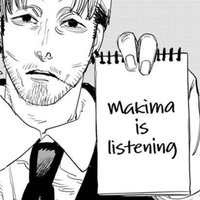 Makima Is Listening / Kishise Notepad Makima Is Listening / Kishise Notepad meme format.