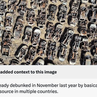 Israel-Hamas Car Wreckage Community Note Glitch Twitter X post.