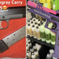 I Tell You What Brother You Walk Away From One Of These You Deserve Everything You Took From The House meme examples depicting various guns.