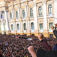 2024 Bolivia Coup D'état Attempt depicting an image of citizens after the attempted overthrow of the government.