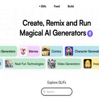 The Glif site homepage.