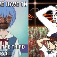 the third impact evangelion meme examples.