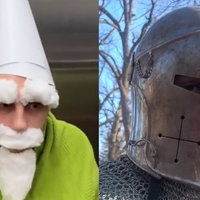 Gnomes vs. Knights Gnomes Knights meme.