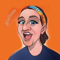 An illustration of Mama Owl / Mathmanx from TikTok.