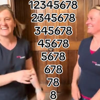 12345678 Song TikTok Challenge video example.