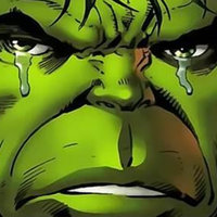 The Hulk crying meme.
