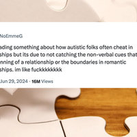 I Was Reading About How Autistic Folks Often Cheat