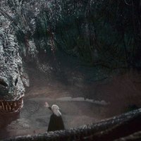 Vhagar the dragon from the House of the Dragon TV show and Fire and Blood book.