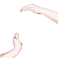 A Headpat and a Cheek Pinch meme format.