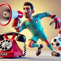 Megafon Telefon Gianluigi Buffon