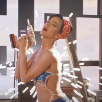 Katy Perry Woman's World music video screenshot.