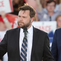 J.D. Vance An image of JD Vance being selected as Trump's VP.