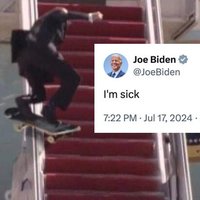 Joe Biden I'm Sick Tweet and meme example.