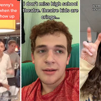 Theatre kids tiktok examples/
