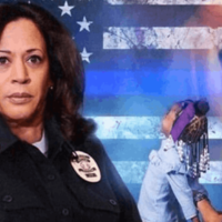 Kamala Cop / Kamala Is A Cop Kamala Harris cop meme example depicting a photoshopped image of her wearing a police uniform.