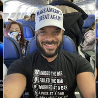 David Harris Jr Plane Selfie meme.