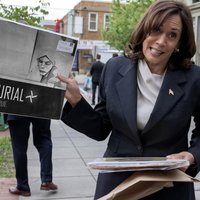 Kamala Harris Holding Record meme depicting an example of kamala harris holding untrue by burial.