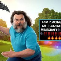 jack black minecraft movie photoshop