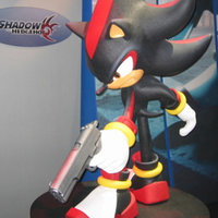 E3 2005 Shadow the Hedgehog Statue An image of the Shadow the Hedgehog Statue from E3 2005.