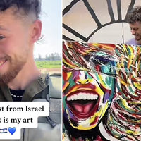 I'm an Artist From Israel and This Is My Art meme.