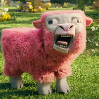 Minecraft Movie Sheep meme.