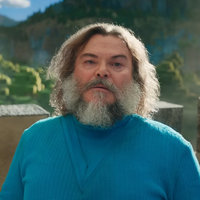 I Am Steve meme depicting jack black as steve in the minecraft movie.