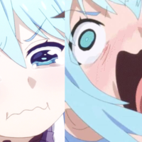 Crying Aqua / Screaming Aqua / Pouting Aqua