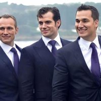 Henry Cavill and His Siblings Henry cavill and his siblings meme depicting a wedding photo of actor Henry Cavill and his siblings.