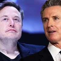 An image of Elon Musk and Gavin Newsom referencing the 2024 California AI and Deepfakes Laws.