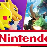 nintendo palworld lawsuit depicting an image of pokemon and palworld with the Nintendo logo.