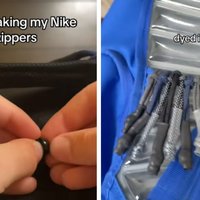 Stealing Nike Elite Zippers Trend examples from tiktok.