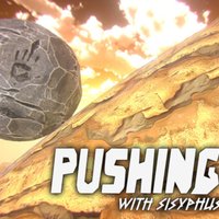 Pushing It With Sisyphus video game cover and title artwork.
