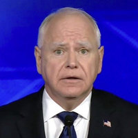 Tim Walz Worried Face meme from 2024 VP Debate