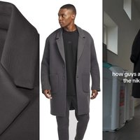 Nike Trench Coat image examples and a meme.