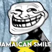 Jamaican Smile meme example.