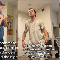 Making My Boyfriend Do an Interpretive Dance trend on TikTok.