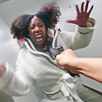 Woman Charging With a Knife