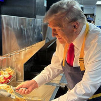 Donald Trump Working at McDonald's