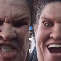 Akuma Auntie meme image example.