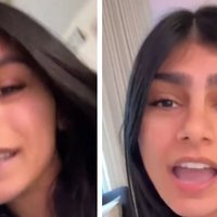 Screenshot from Mia Khalifa PTSD viral video.