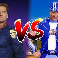 Homelander vs Sportacus meme example.