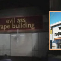 Evil Ass Rape Building meme and image example.
