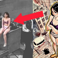 Ahoo Daryaei Stripping In Iran Protest image examples.