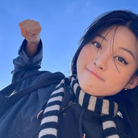 Korean Girl in a Gru Scarf Punching meme.