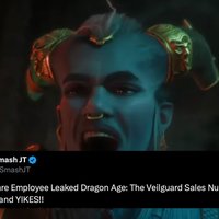 Tweet about the Dragon Age The Veilguard sales leak.